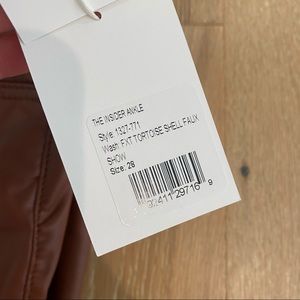 Insider Ankle Faux Leather Pants 